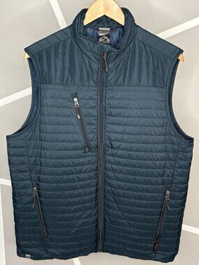 Storm Creek Front Runner Eco Insulated Quilted Puffer Vest Men’s Large Full Zip
